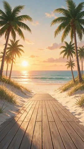 Beach boardwalk