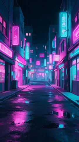 Neon street
