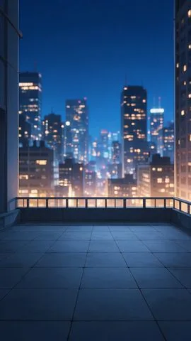 Night rooftop